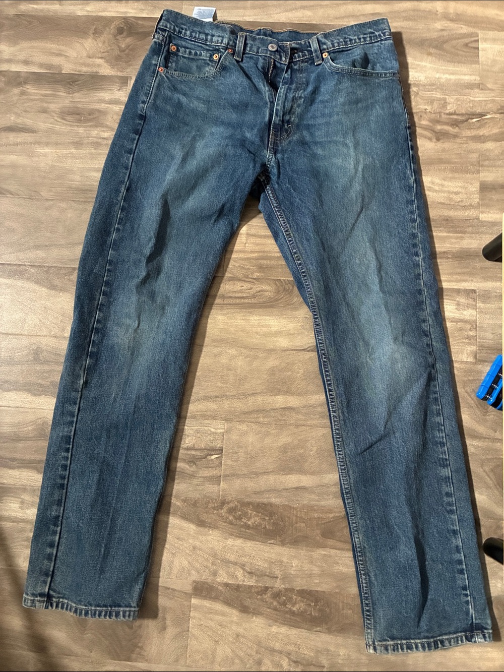 Levi's Men’s Straight Leg Blue Denim Jeans